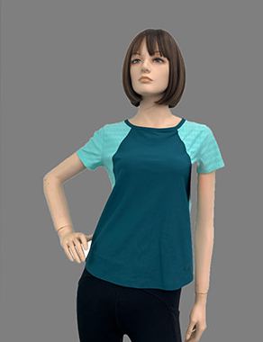 Sports T-shirt made with 2BT1514 Function fabric