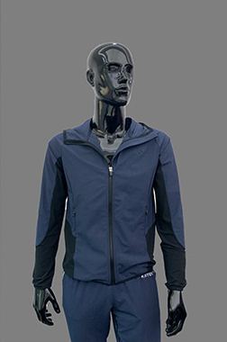 Jacket and trousers made with 6BN17259 heather fabric